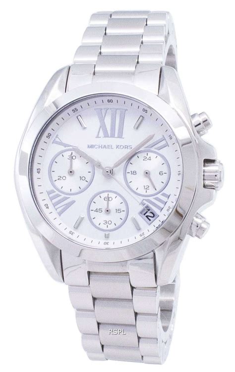 michael kors womens silver chronograph watch|michael kors automatic women's watches.